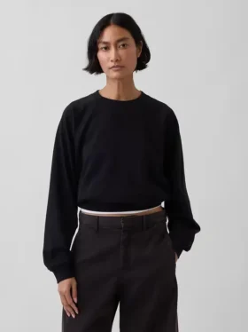 Bluza raglanowa z miękkiej dzianiny frotte Vintagesoft
