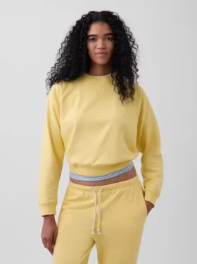 Bluza raglanowa z miękkiej dzianiny frotte Vintagesoft