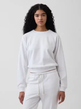 Bluza raglanowa z miękkiej dzianiny frotte Vintagesoft