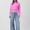 Bluza raglanowa z miękkiej dzianiny frotte Vintagesoft