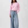 Bluza raglanowa z miękkiej dzianiny frotte Vintagesoft