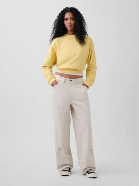 Bluza raglanowa z miękkiej dzianiny frotte Vintagesoft
