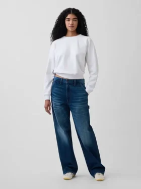 Bluza raglanowa z miękkiej dzianiny frotte Vintagesoft