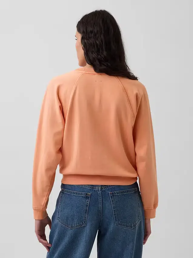 Bluza raglanowa z miękkiej dzianiny frotte Vintagesoft
