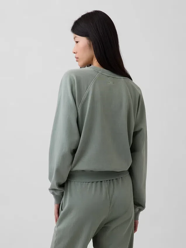 Bluza raglanowa z miękkiej dzianiny frotte Vintagesoft