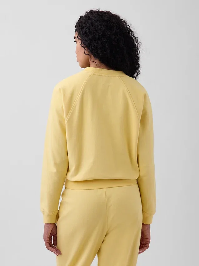 Bluza raglanowa z miękkiej dzianiny frotte Vintagesoft