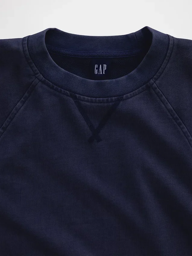 Bluza raglanowa z miękkiej dzianiny frotte Vintagesoft