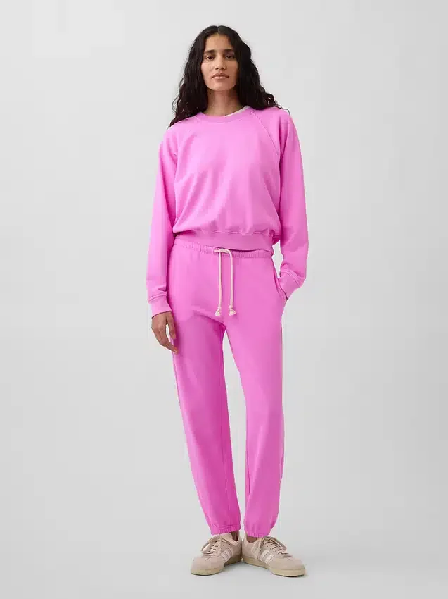 Bluza raglanowa z miękkiej dzianiny frotte Vintagesoft