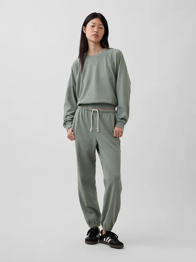 Bluza raglanowa z miękkiej dzianiny frotte Vintagesoft