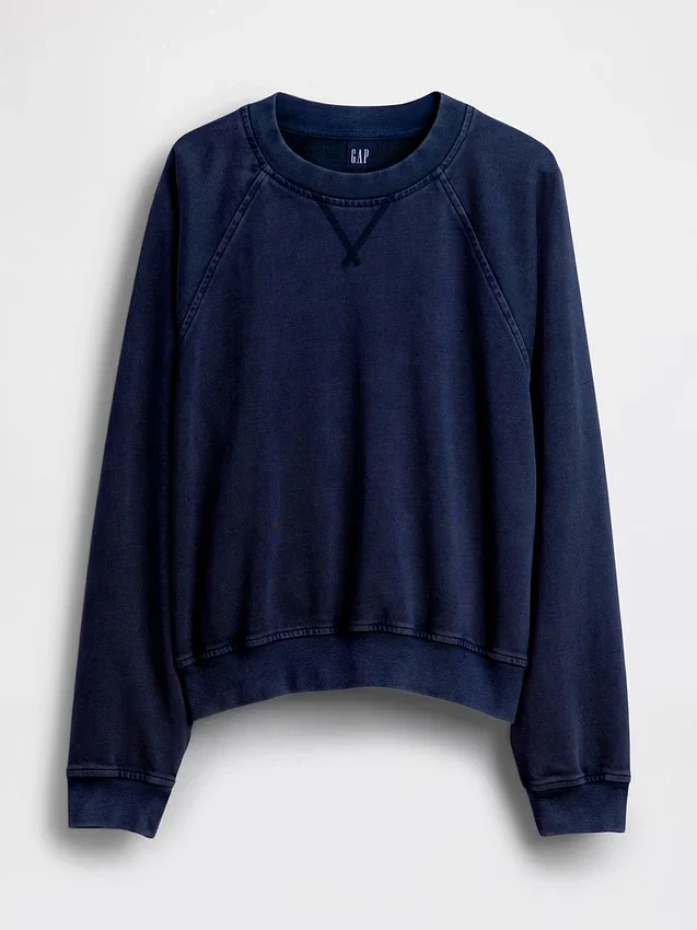 Bluza raglanowa z miękkiej dzianiny frotte Vintagesoft