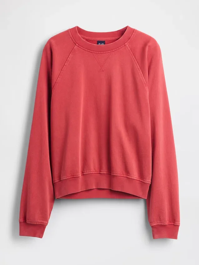 Bluza raglanowa z miękkiej dzianiny frotte Vintagesoft