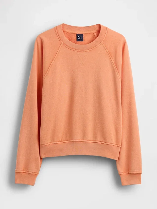 Bluza raglanowa z miękkiej dzianiny frotte Vintagesoft