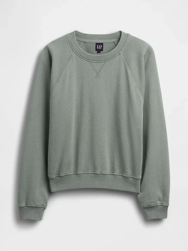 Bluza raglanowa z miękkiej dzianiny frotte Vintagesoft
