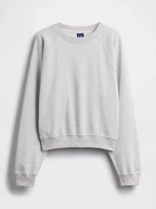 Bluza raglanowa z miękkiej dzianiny frotte Vintagesoft