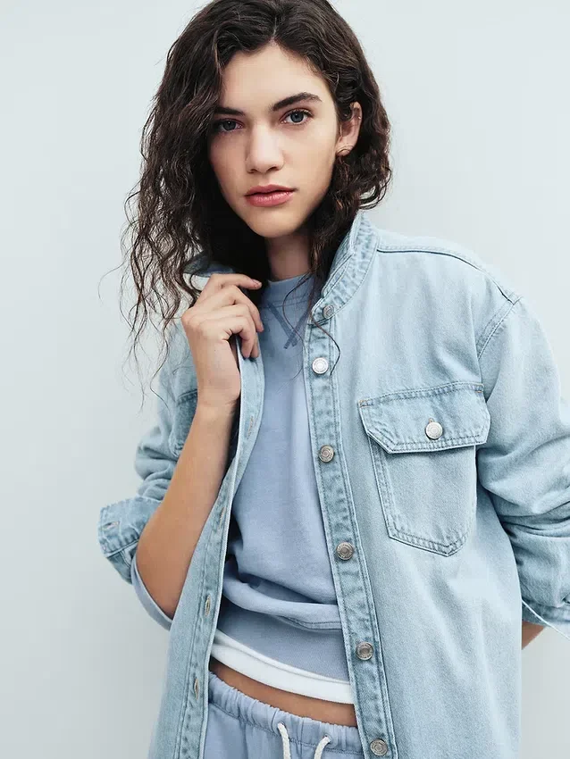 Bluza raglanowa z miękkiej dzianiny frotte Vintagesoft