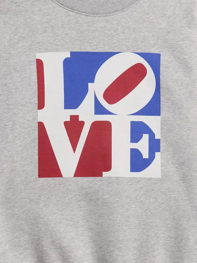 Bluza Robert Indiana Vintagesoft Love