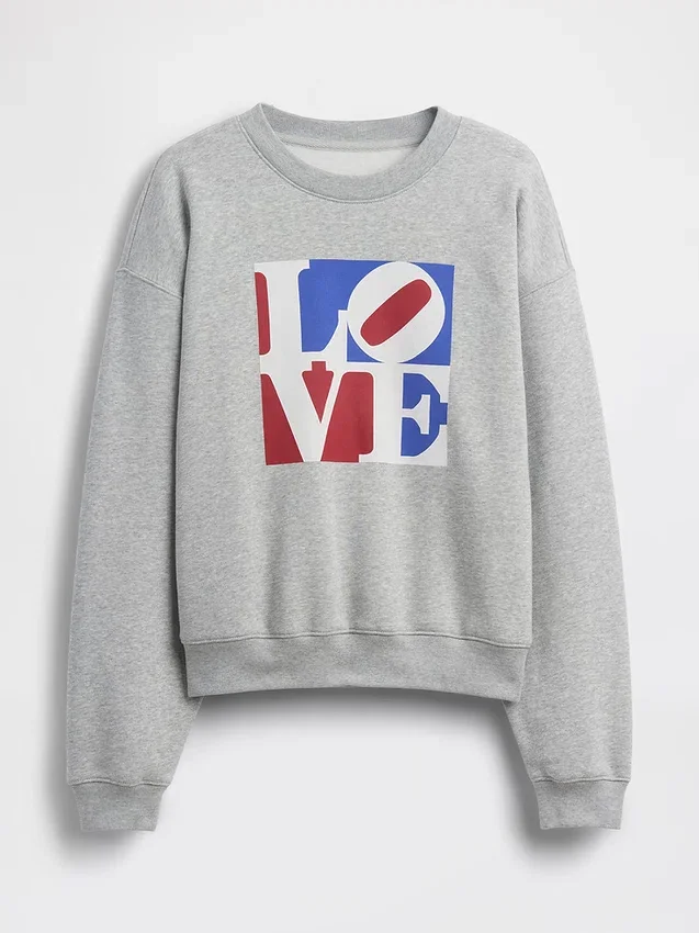 Bluza Robert Indiana Vintagesoft Love