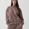 Bluza typu tunika z wysokim kołnierzem Vintagesoft w stylu oversize