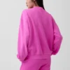 Bluza typu tunika z wysokim kołnierzem Vintagesoft w stylu oversize
