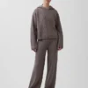 Bluza z kapturem CashSoft Oversized Shaker-Stitch