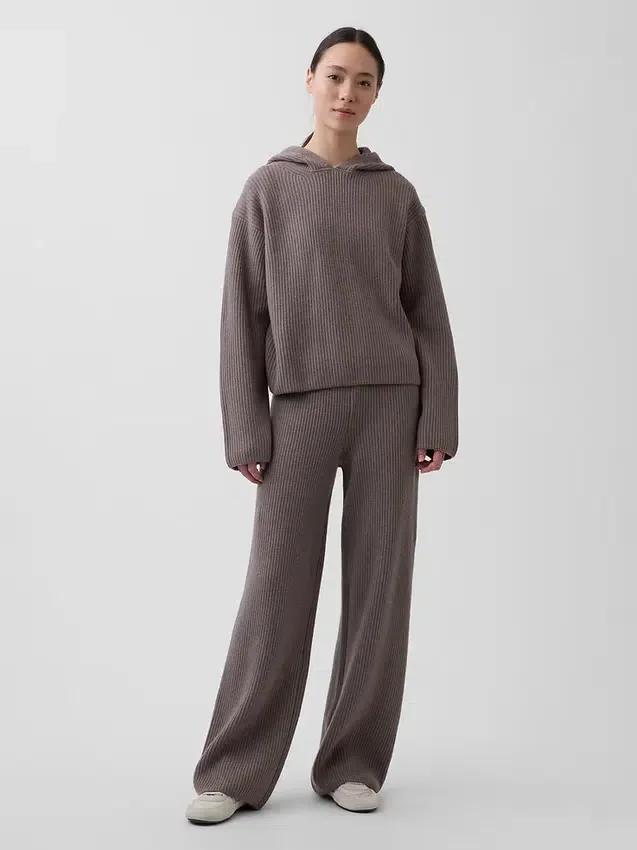 Bluza z kapturem CashSoft Oversized Shaker-Stitch