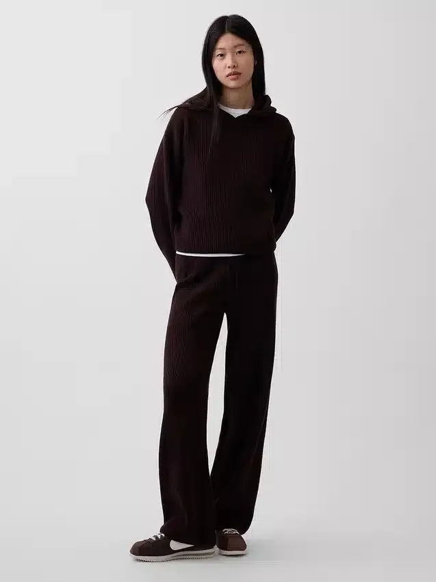 Bluza z kapturem CashSoft Oversized Shaker-Stitch