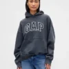 Bluza z kapturem dla dorosłych, oversize, z grubego materiału i z logo