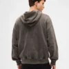 Bluza z kapturem dla dorosłych, oversize, z grubej dzianiny i zamkiem
