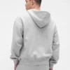 Bluza z kapturem dla dorosłych, oversize, z grubej dzianiny i zamkiem