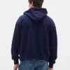 Bluza z kapturem dla dorosłych, oversize, z grubej dzianiny i zamkiem