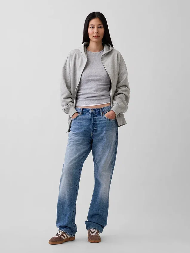 Bluza z kapturem dla dorosłych, oversize, z grubej dzianiny i zamkiem
