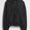 Bluza z kapturem dla dorosłych, oversize, z zamkiem, z grubego polaru