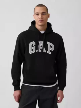 Bluza z kapturem dla dorosłych Vintagesoft Arch Logo