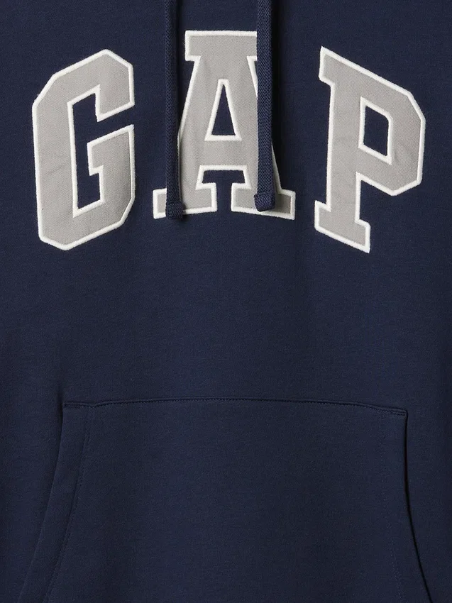 Bluza z kapturem dla dorosłych Vintagesoft Arch Logo