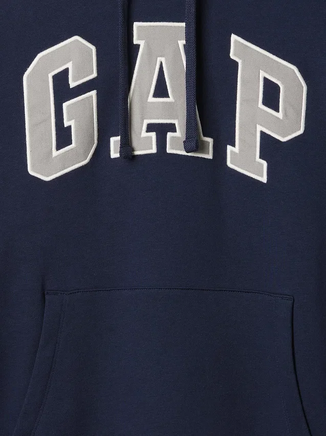 Bluza z kapturem dla dorosłych Vintagesoft Arch Logo