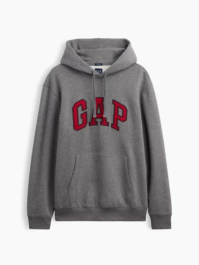Bluza z kapturem dla dorosłych Vintagesoft Arch Logo