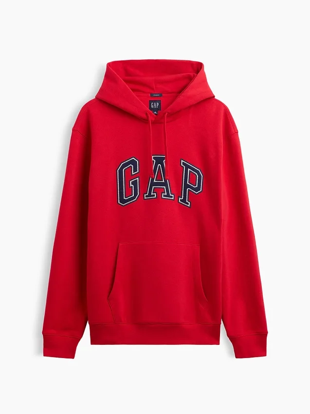 Bluza z kapturem dla dorosłych Vintagesoft Arch Logo