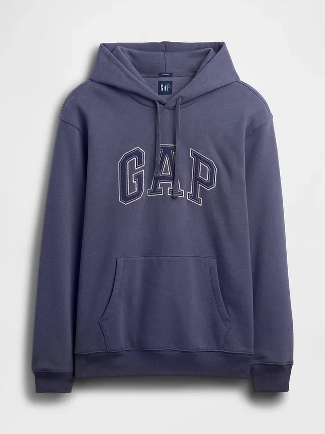 Bluza z kapturem dla dorosłych Vintagesoft Arch Logo