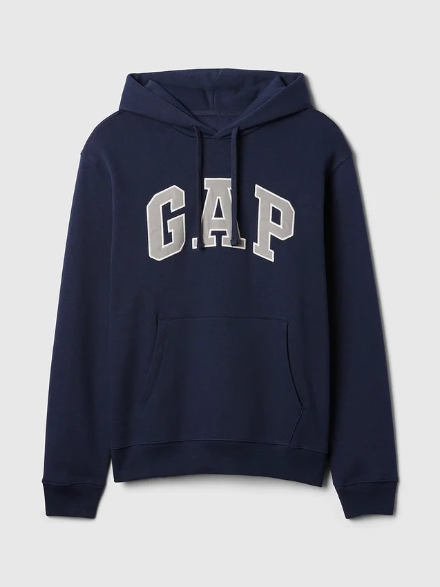 Bluza z kapturem dla dorosłych Vintagesoft Arch Logo