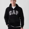 Bluza z kapturem dla dorosłych Vintagesoft Arch Logo Zip
