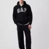 Bluza z kapturem dla dorosłych Vintagesoft Arch Logo Zip