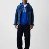 Bluza z kapturem dla dorosłych Vintagesoft Arch Logo Zip