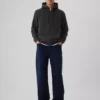 Bluza z kapturem dla dorosłych Vintagesoft Arch Logo Zip