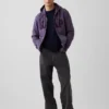 Bluza z kapturem dla dorosłych Vintagesoft Arch Logo Zip
