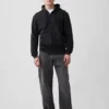 Bluza z kapturem dla dorosłych Vintagesoft Arch Logo Zip