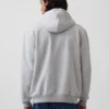 Bluza z kapturem dla dorosłych Vintagesoft Arch Logo Zip