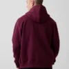 Bluza z kapturem dla dorosłych Vintagesoft Arch Logo Zip