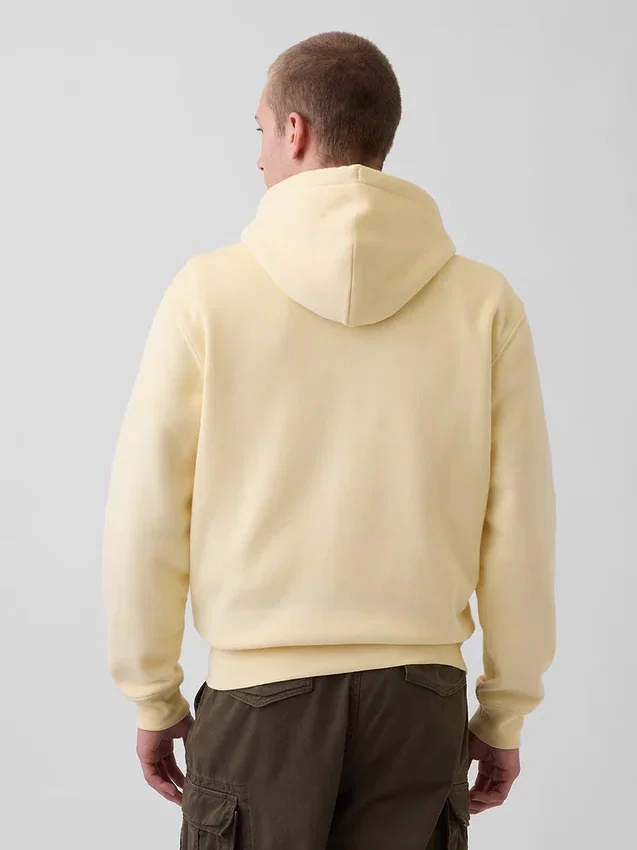 Bluza z kapturem dla dorosłych Vintagesoft Arch Logo Zip