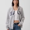 Bluza z kapturem dla dorosłych Vintagesoft Arch Logo Zip