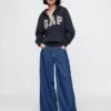 Bluza z kapturem dla dorosłych Vintagesoft Arch Logo Zip